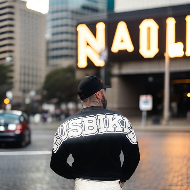 Black & White Block Crew Neck